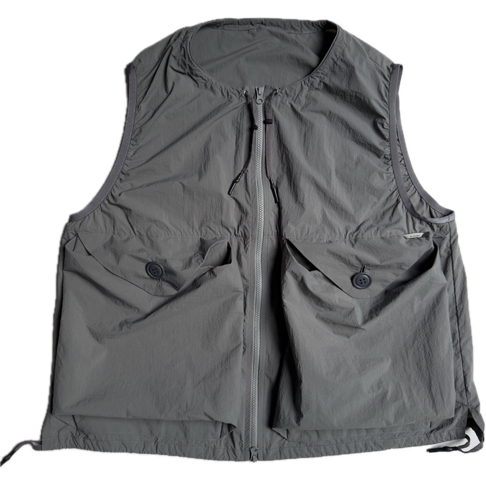 NWOT CCP Mens Big Pk Vest - Grey - XL (JP)